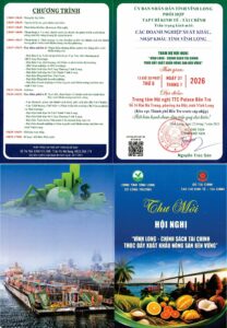 Hội Nghị Vĩnh Long – Chính Sách Tài Chính Thúc đẩy Xuất Khẩu Nông Sản Bền Vững