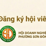 Đăng ký hội viên Hội doanh nghiệp Phường Sơn Đông