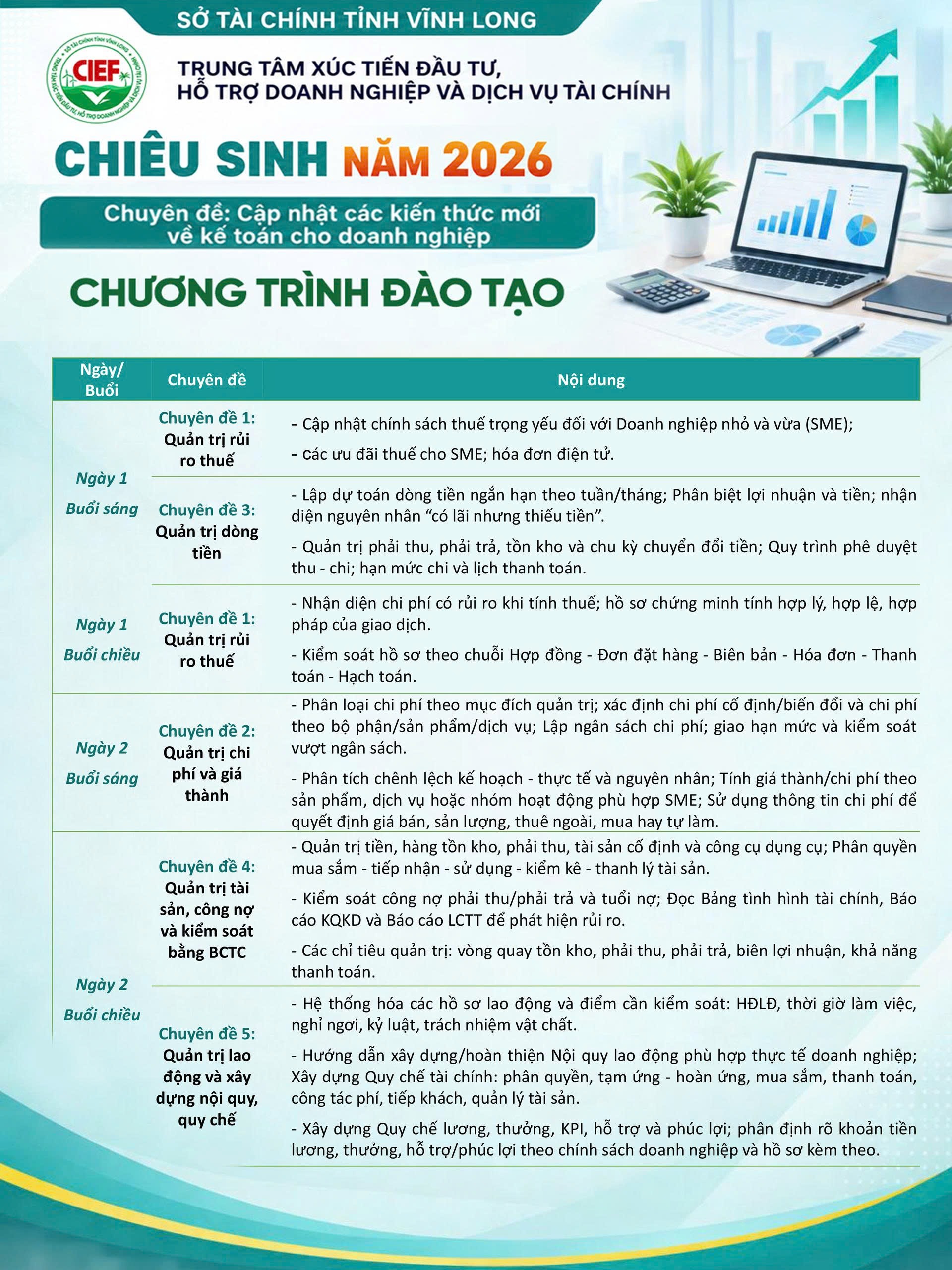 Chieu Sinh Lop Ke Toan Doanh Nghiep Tinh Vinh Long Thang 10 2026 2