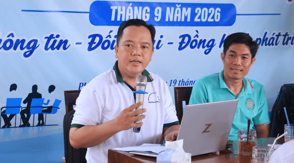 "Cà Phê Doanh Nghiệp" phường Sơn Đông tháng 9/2026 - tăng cường đối thoại, đồng hành phát triển 3 Hoi Doanh Nghiep Phuong Son Dong